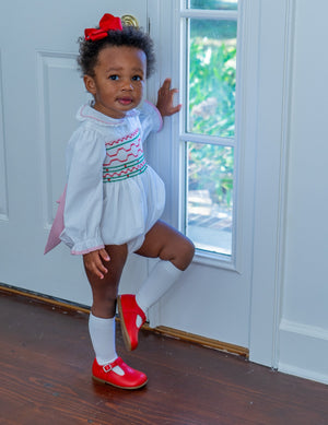 Redford Red Windowpane Sadie Bubble