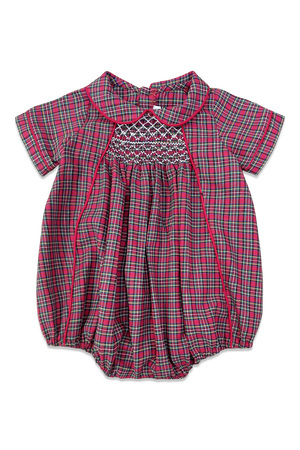 Holiday Plaid Graham Bubble