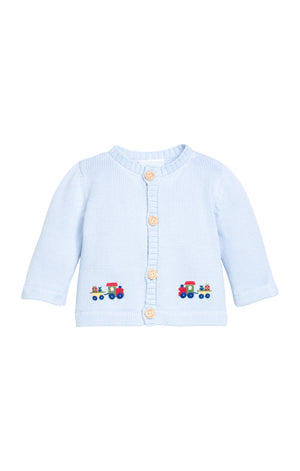 Holiday Train Crochet Cardigan