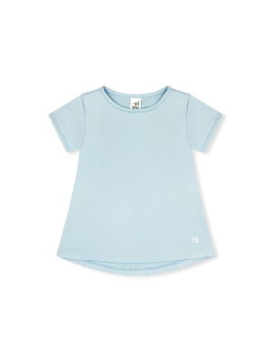 Cotton Candy Blue Bridget Basic Tee