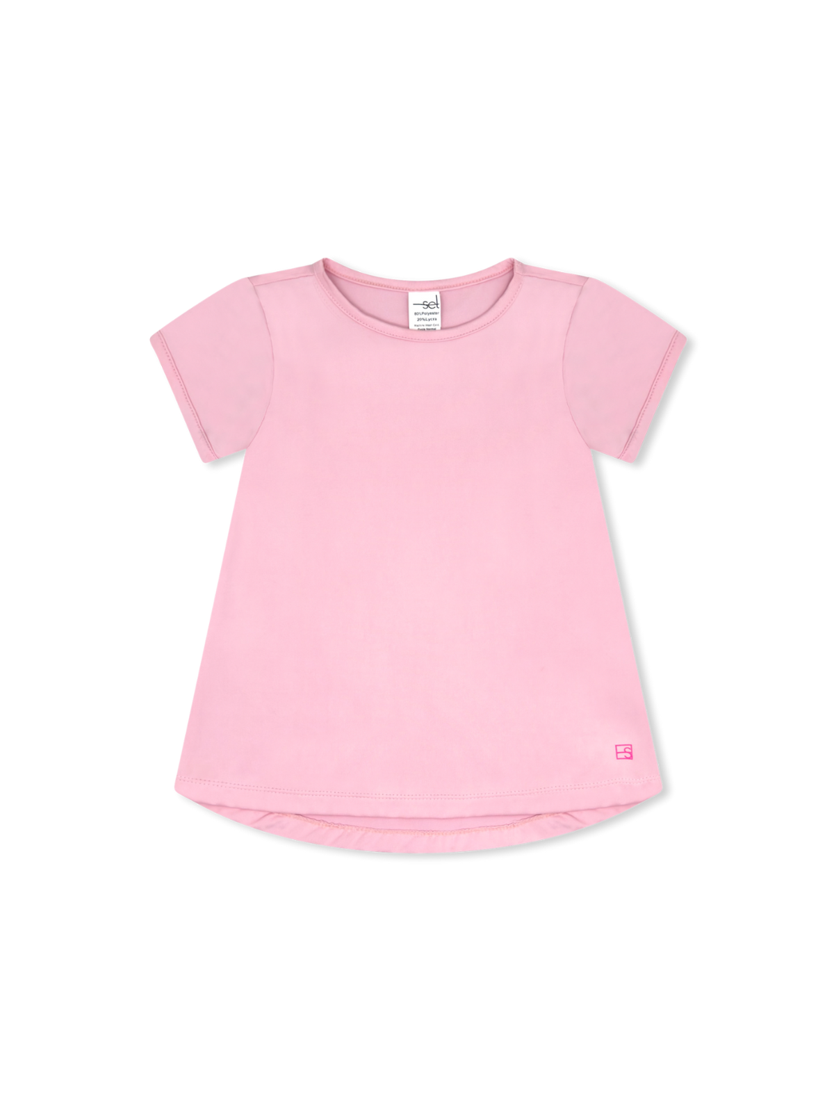 Cotton Candy Pink Bridget Basic Tee