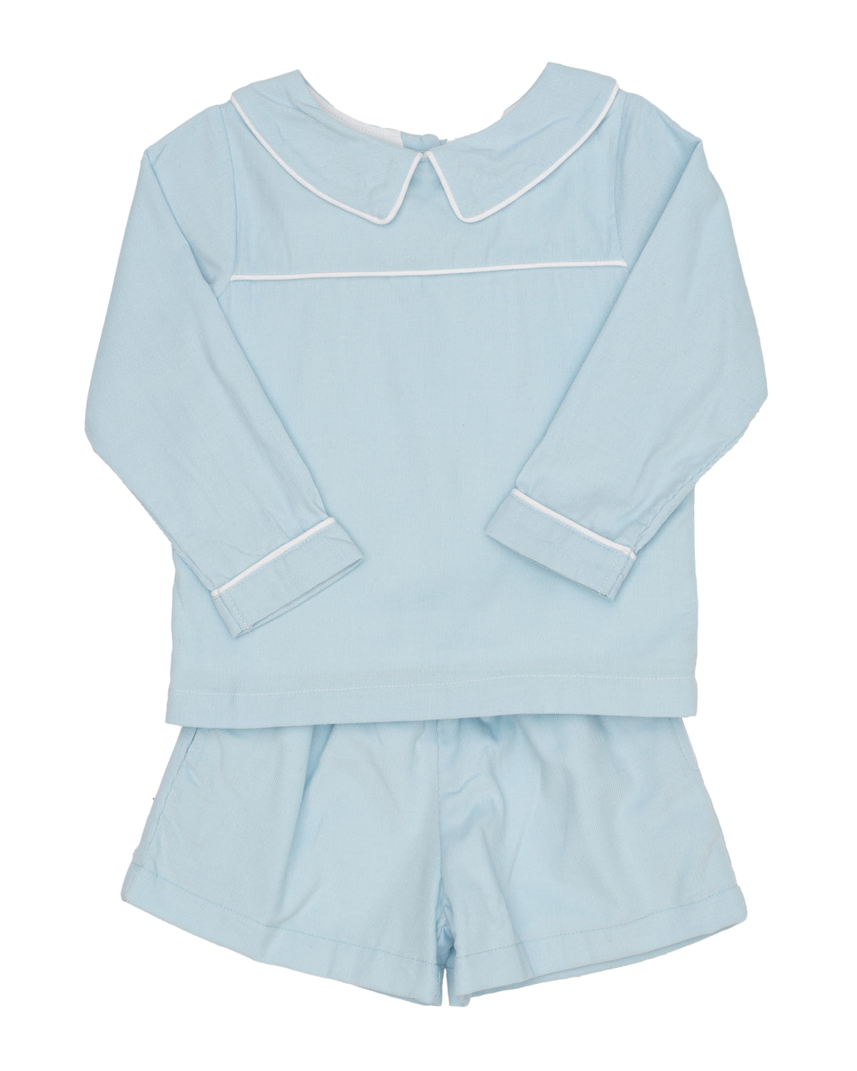 Benjamin Blue Cord Short Set