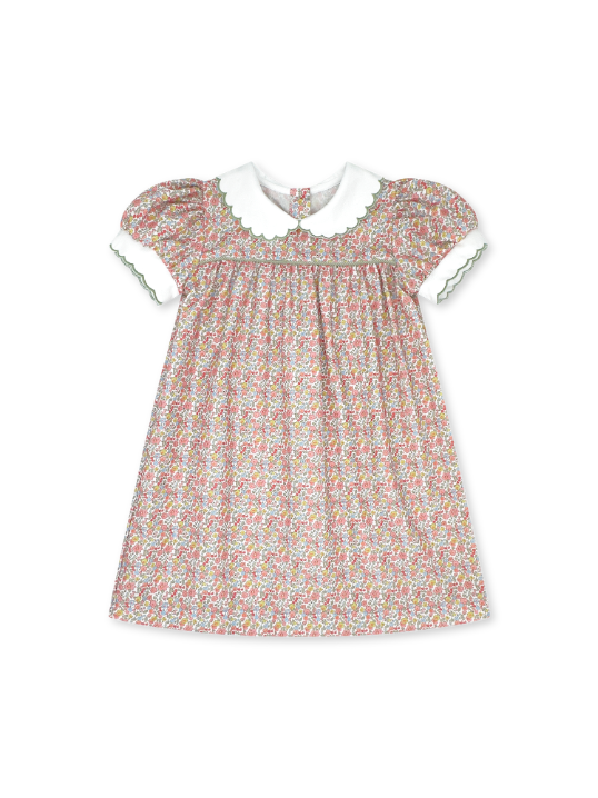 Autumn Garden Memory Making Scallop Dress