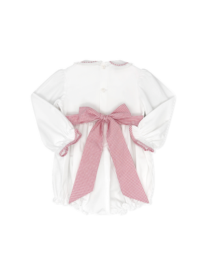 Redford Red Windowpane Sadie Bubble