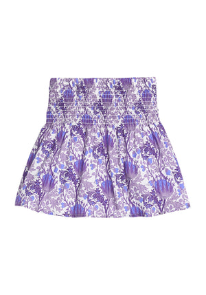 Ruched Circle Skirt - Concord Floral (Kid)