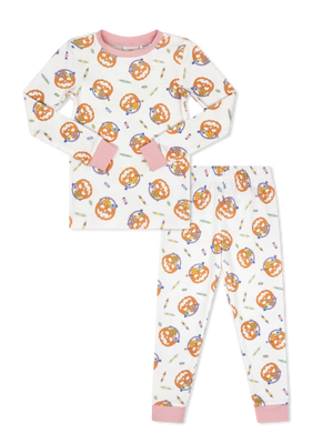 Sweet Pea PJ Set - Boo to You w Pink (Baby)