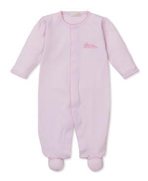 Pink Elephant Emb Footie