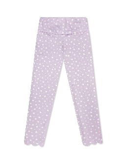 Sadie Scallop Legging - Be Mine (Big Kid)
