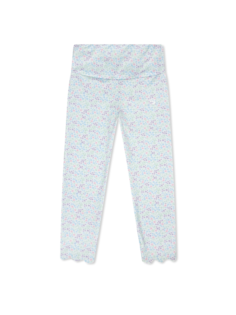 Sadie Scallop Legging - Frosted Floral (Toddler)