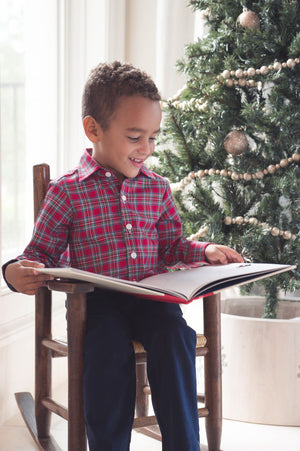 Brees Button Down - Woodstock Plaid (Kid)