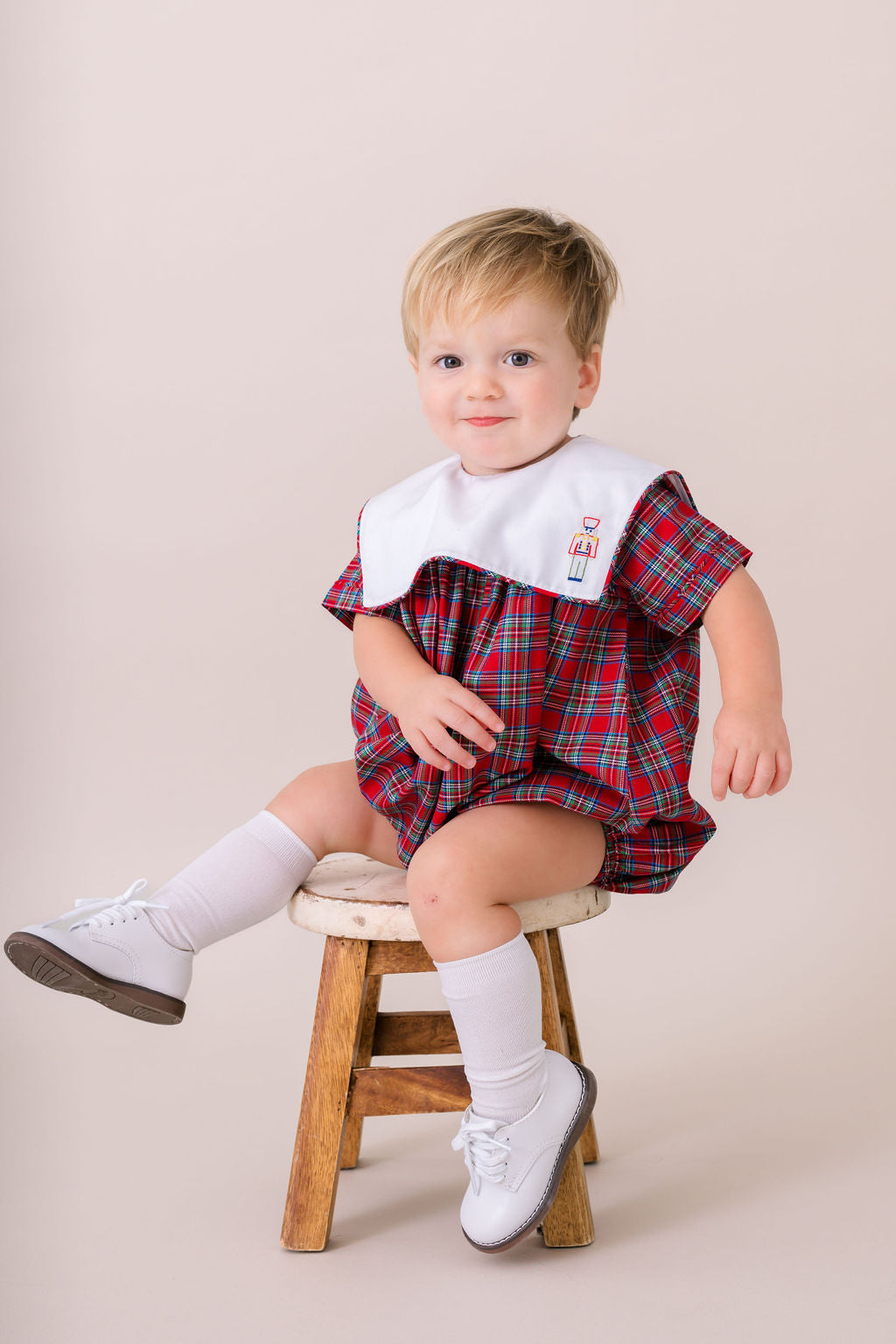 Christian Bubble - Woodstock Plaid w Nutcracker (Infant)