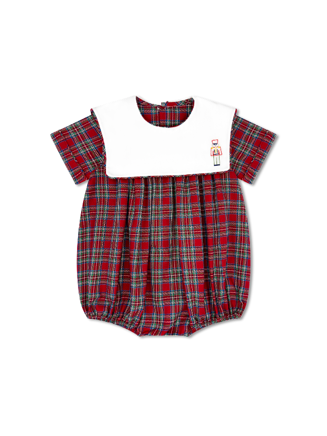 Christian Bubble - Woodstock Plaid w Nutcracker (Infant)