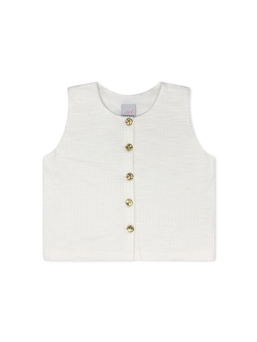 Proper Cream Jackie Top