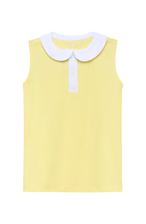 Lemon/White Girly Girl Tank