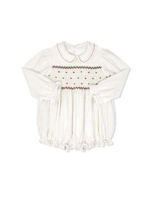 Clara Bubble - Dreamy White Cord w Garland Green (Toddler)