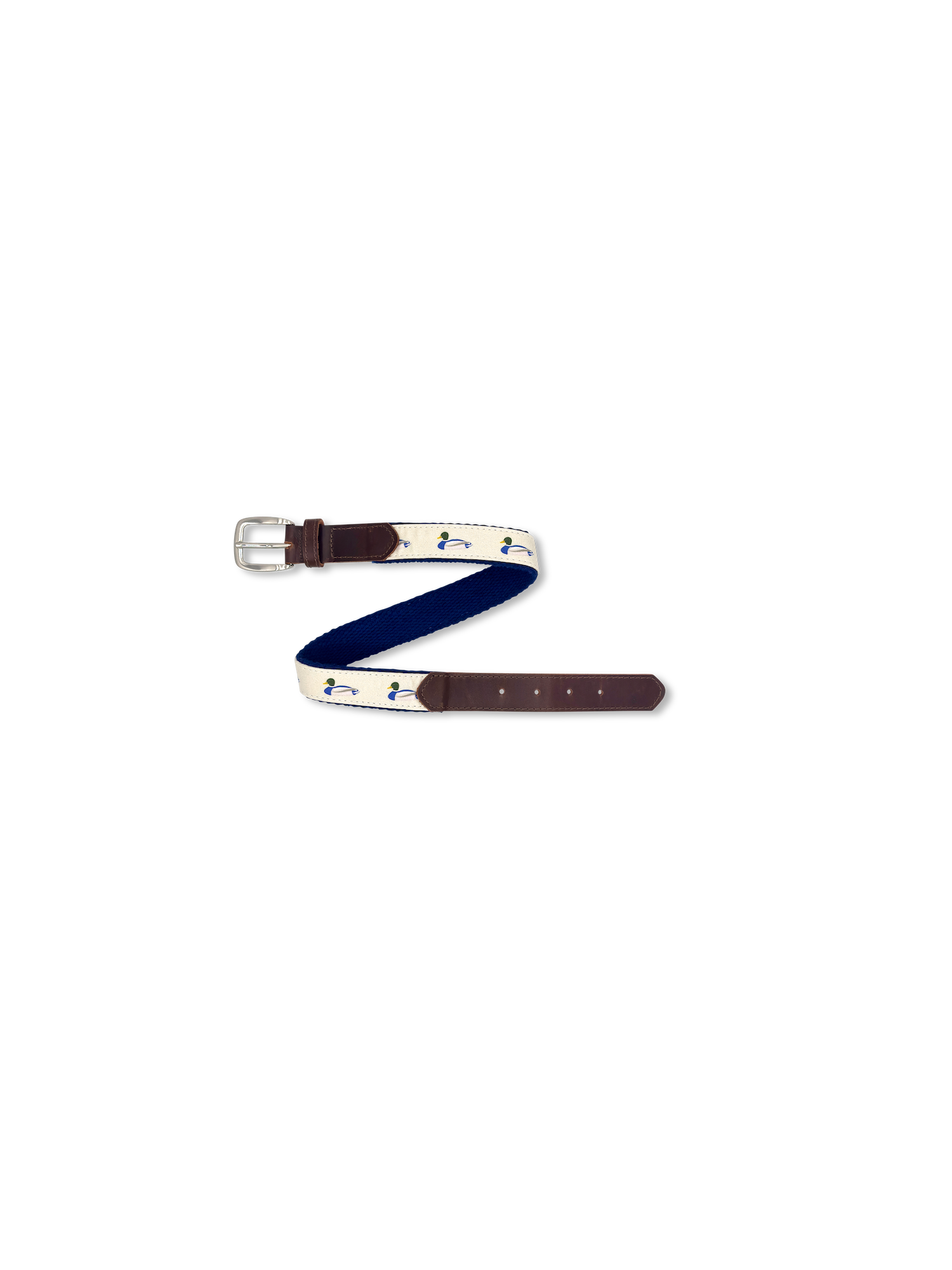Benjamin Belt - Ivory w Mallards