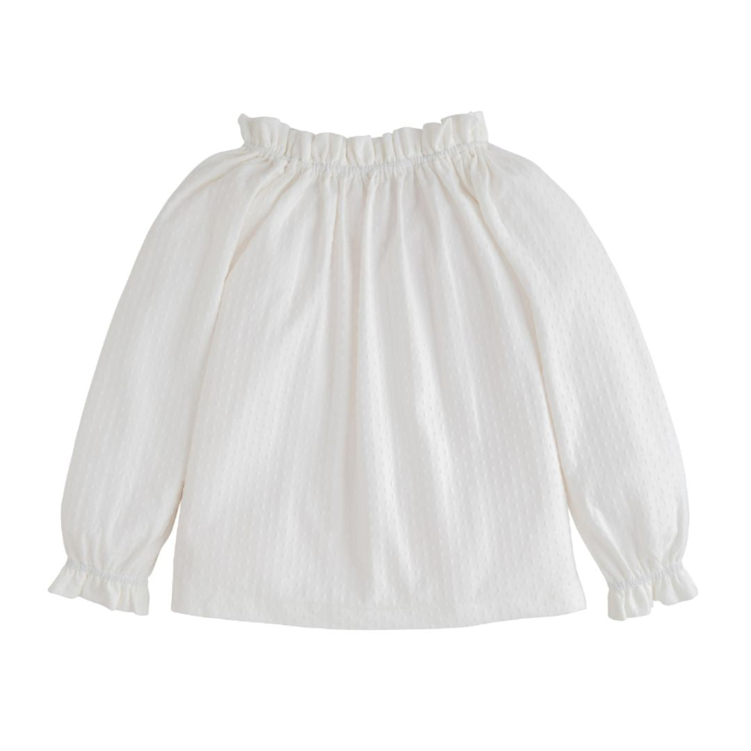 Snow Pointelle Tory Top