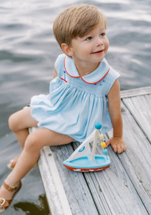Brentwood Smocked Sailboat Beckett Bubble