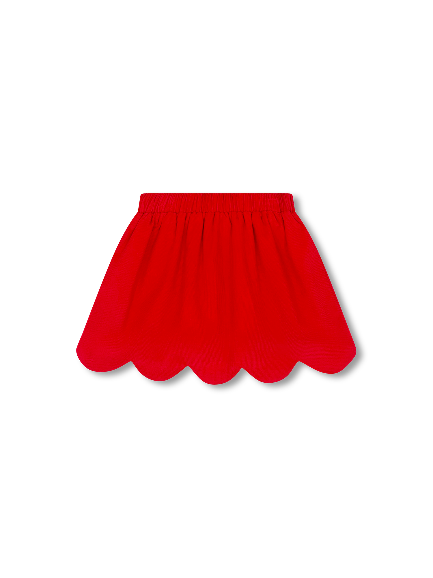 Susie Scallop Skirt - High Point Red Cord (Big Kid)