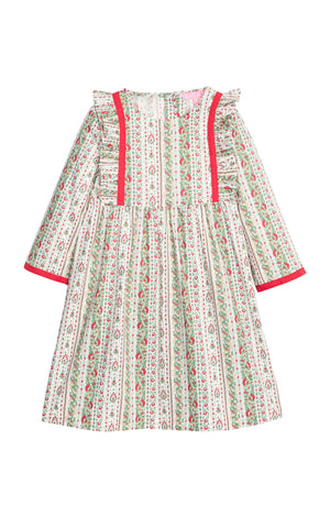 St Moritz Floral Stripe Porto Dress