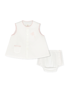 Blessings w/ Butterfly Emb Maria Diaper Set