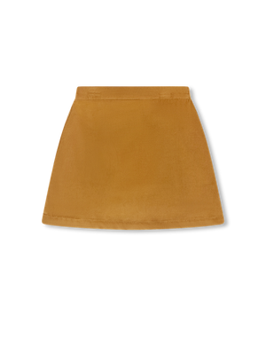 Boston Brown Cord Lacey Skirt