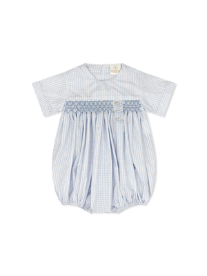 Classic Blue Windowpane Airplane Hayes Bubble