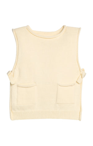 Cream Sweater Vest
