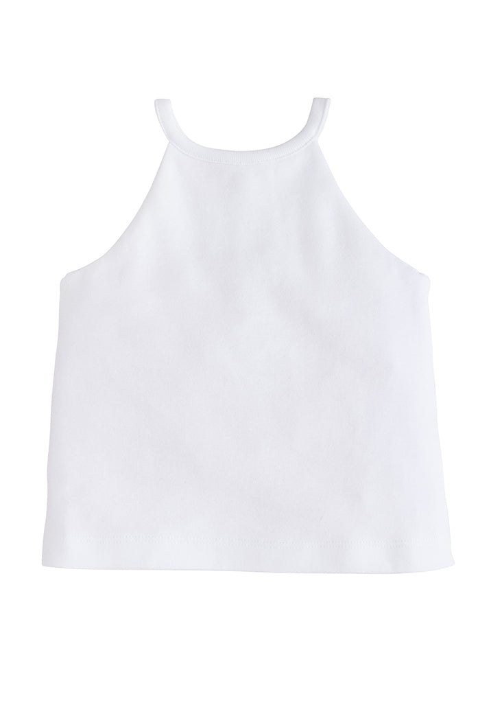 White Halter Top