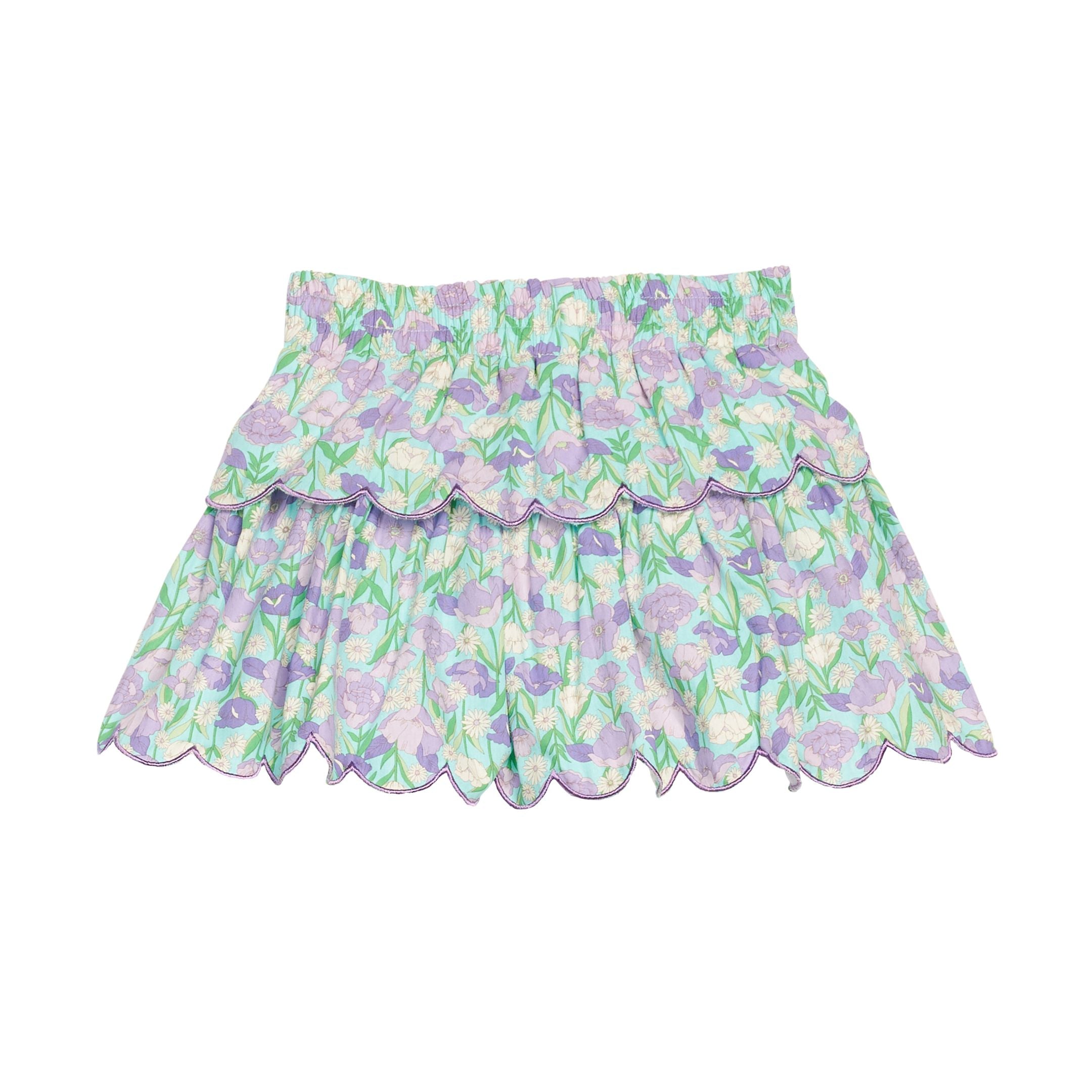 Tillies Tulips Two Tiered Skort