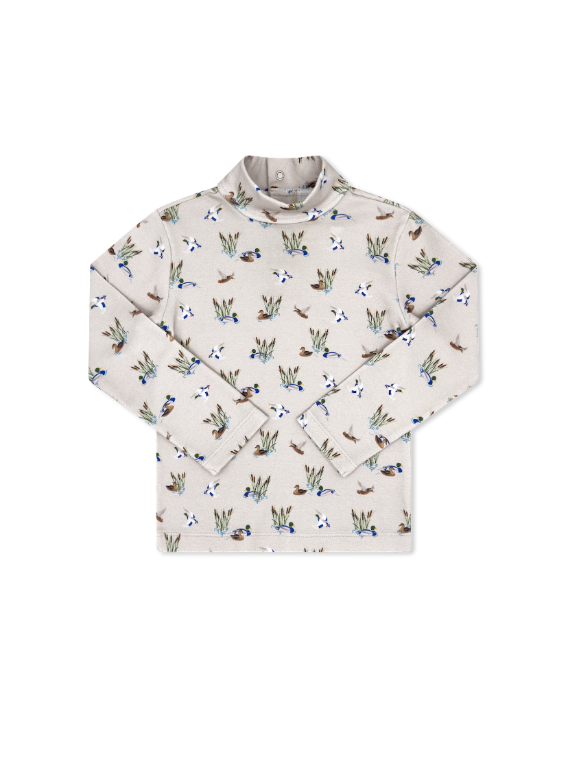 Tiny Tot Turtleneck - Quacky Adventures Knit (Kid)