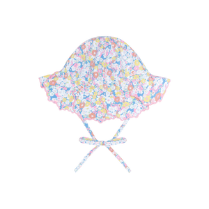 Baby Jasmine Blossom Scalloped Sun Hat