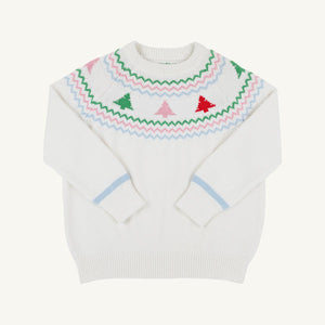 Palmetto Pearl Christmas Trees Isabelle Fairisle Sweater