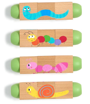 Wooden Twist Block Puzzle Game