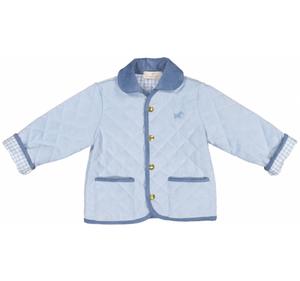 Classic Blue Quilted Jacket (Kid)