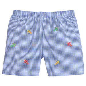 Embroidered Airplane Basic Short (Toddler)