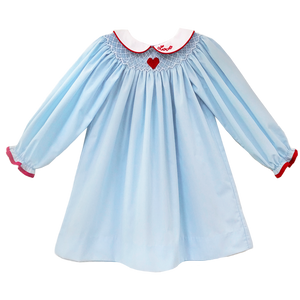Billie Heart Bishop Dress (Toddler)