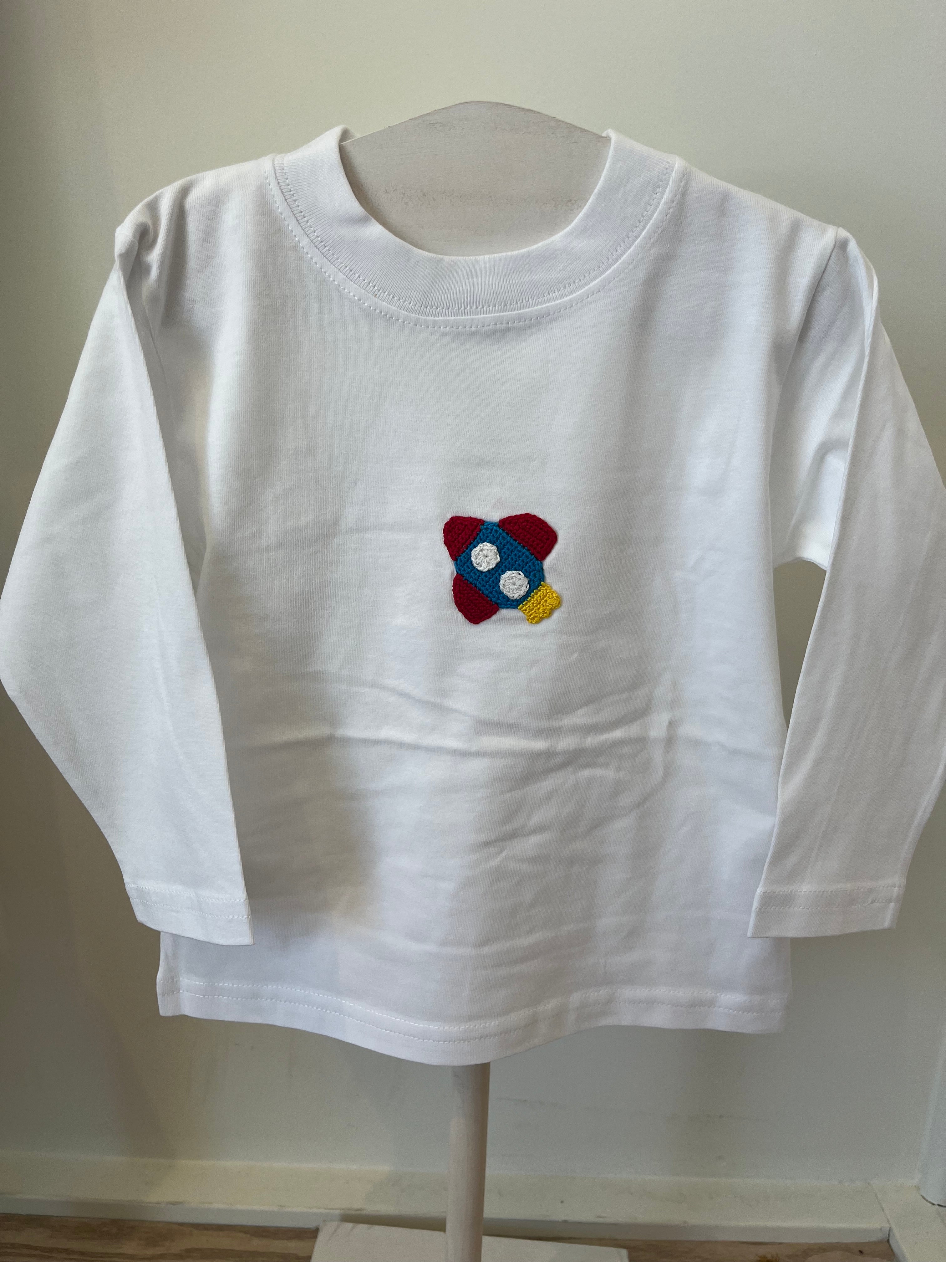Crochet Long Sleeve T-Shirt (Toddler)