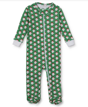 Parker Zipper Pajama-Hey Santa (Baby)