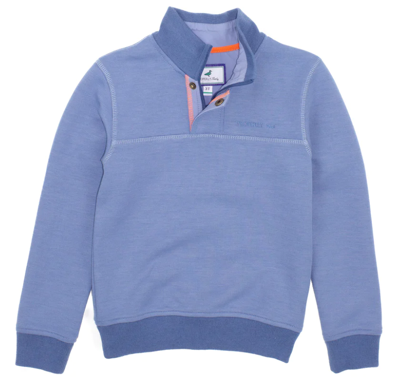 Kennedy Pullover-Slate Blue (Toddler)