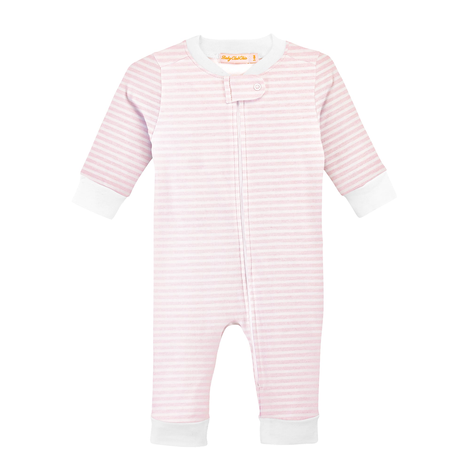 Pink Stripes Coverall (Baby)