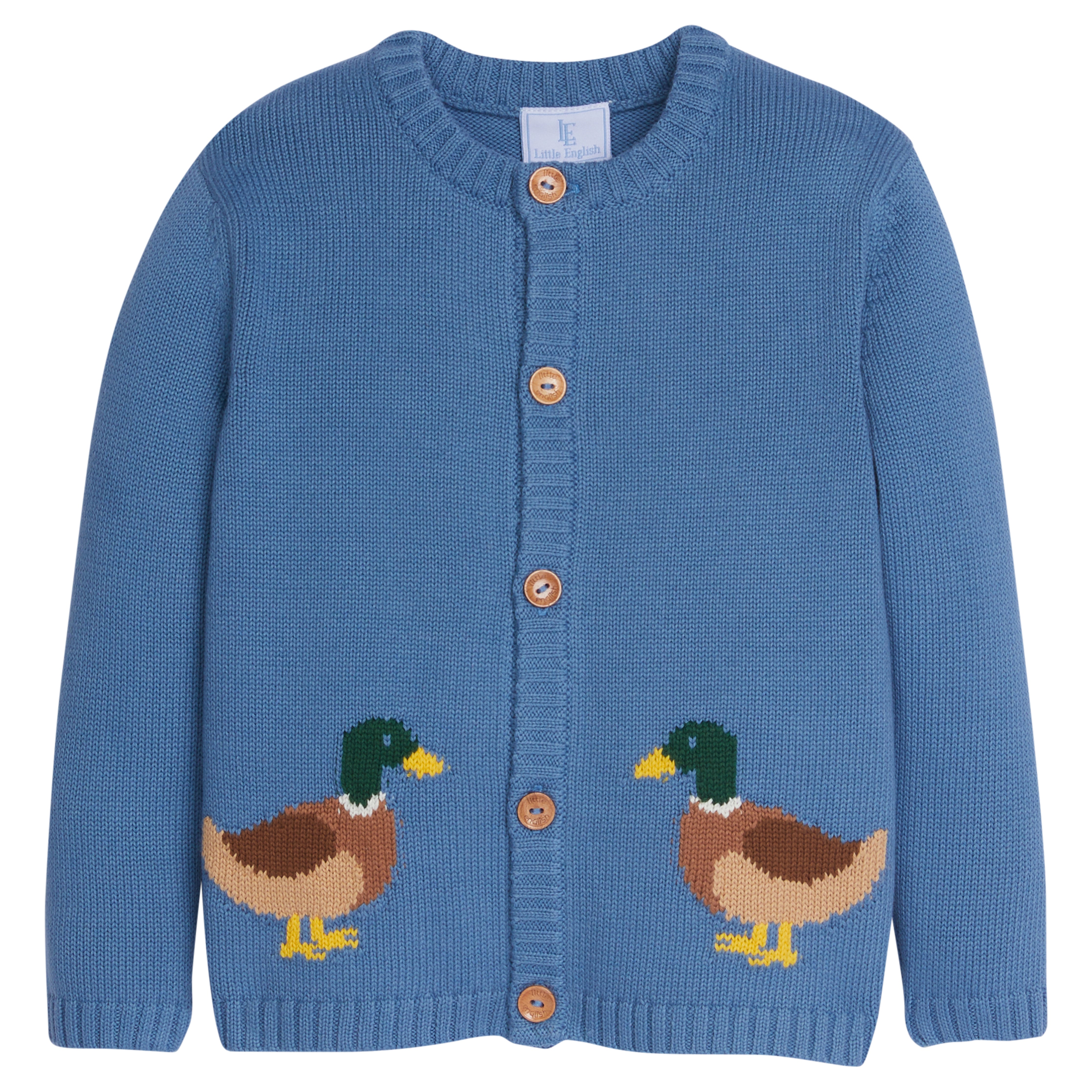 Intarsia Cardigan-Cars & Mallard (Baby)