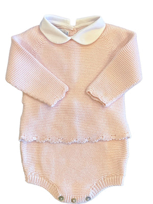 Pink Diaper Set with Collar (Infant)