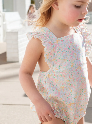 Sadie Strap Bubble-Ditsy Floral (Toddler)