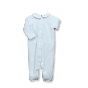 Light Blue Side Tab Footie (Baby)