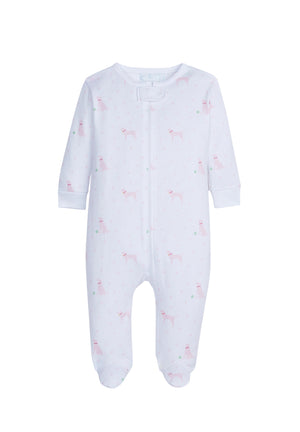 Girl Zippered Footie-Lab (Infant/Baby)