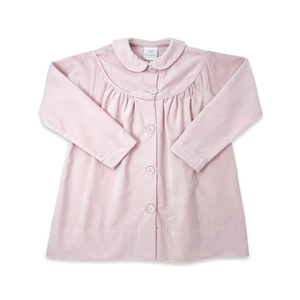 Colette Coat-Pink Velvet (Toddler)