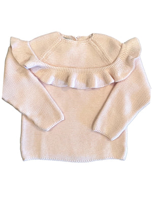 Ruffle Yoke Sweater (Toddler)
