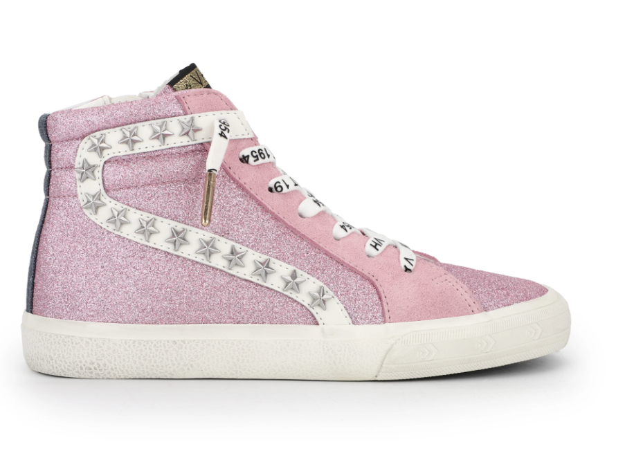 Wally Sneaker-Pink Glitter Multi