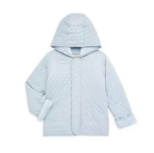 Hooded Barn Jacket - Light Blue (Toddler)